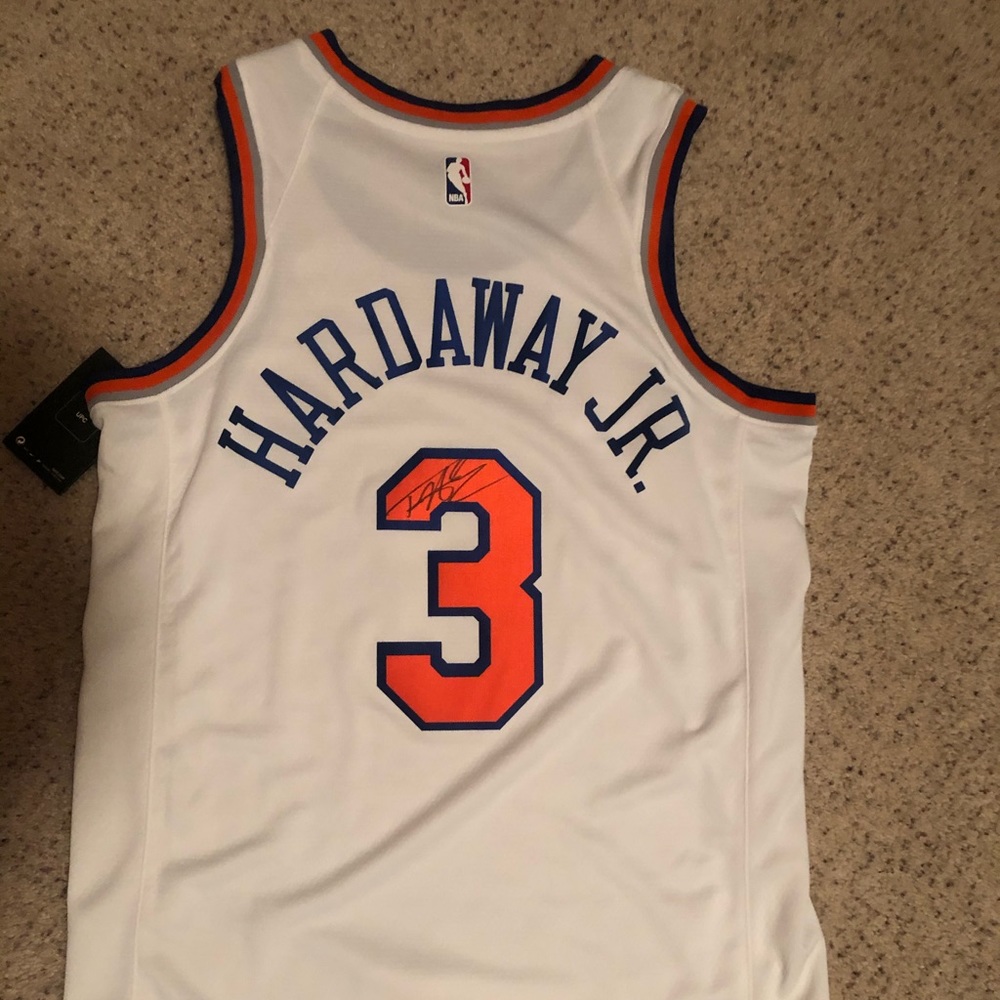 Tim Hardaway Jr autographed New York Knicks jersey